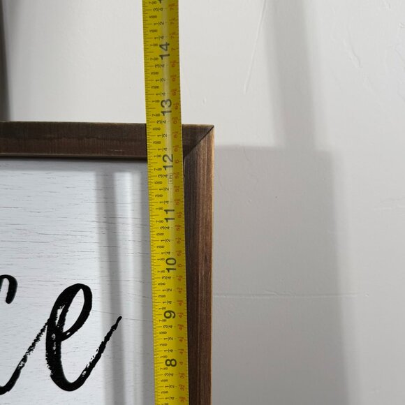 “The Gathering Place” Farmhouse Wall Sign – Large Rustic Home Décor - Picture 3 of 5